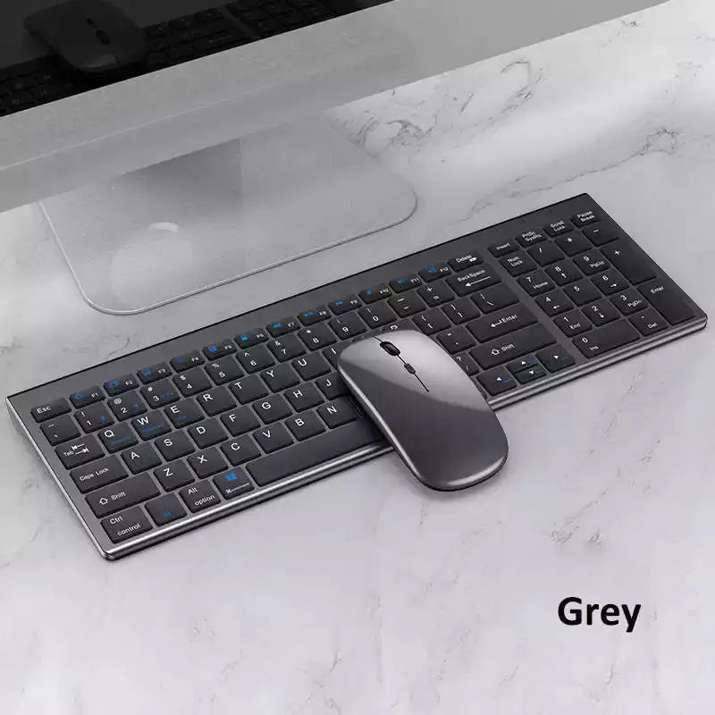 High quality 2.4G Bluetooth wireless rechargeable mouse keyboard combos
